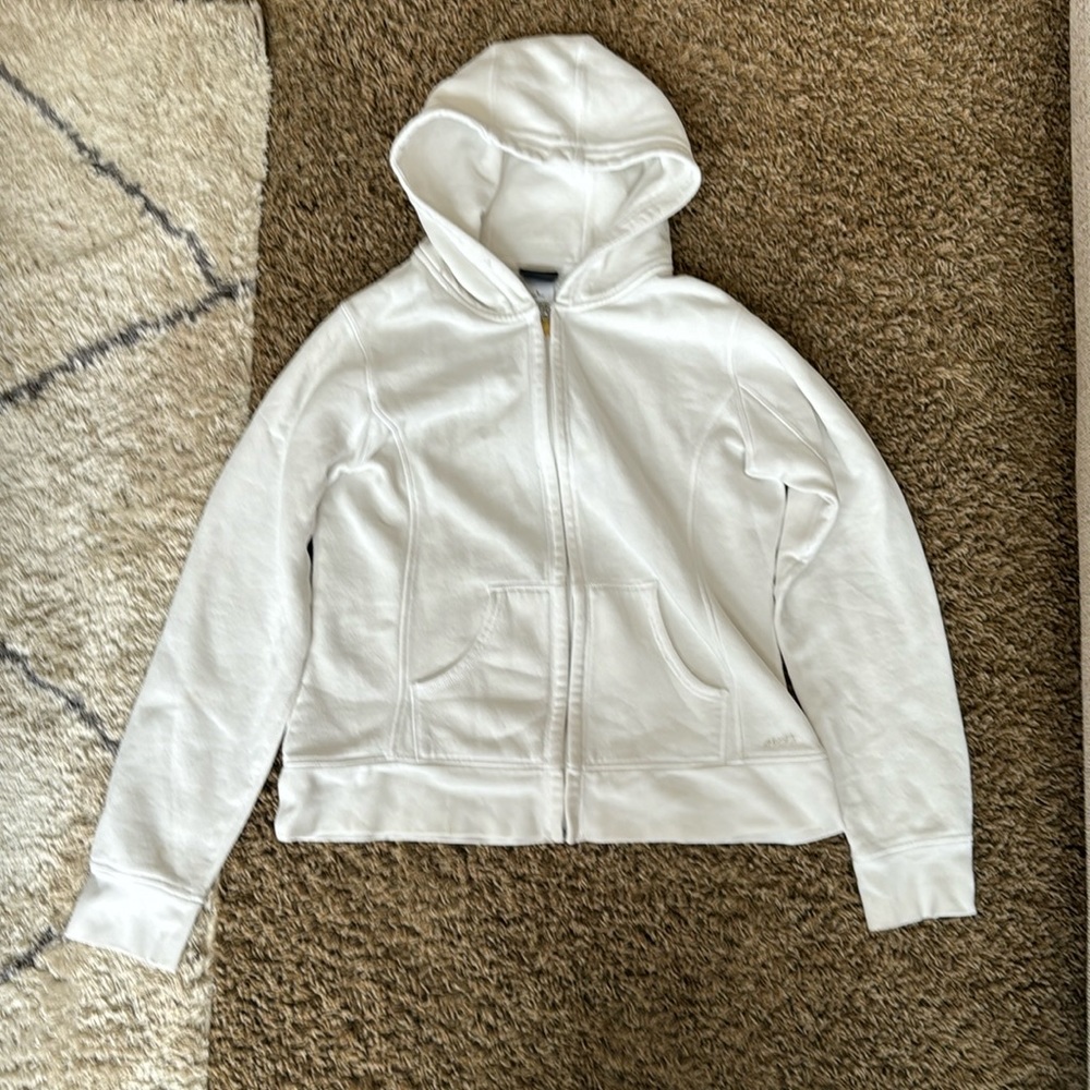 Avia white zip up hoodie